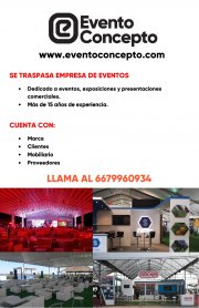 Empresa de eventos con mobiliario en Culiacán