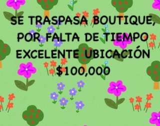 Traspaso boutique